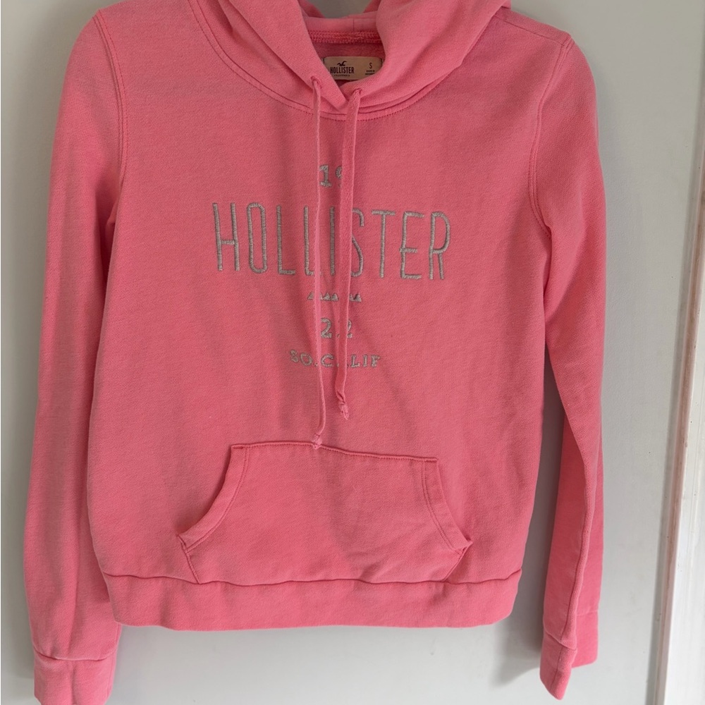 Hollister Women's Athleisure Vibrant Pink Sweatshirt